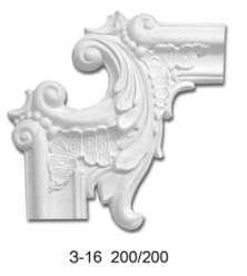Обрамление для зеркала из гипса ArtDeco З-16