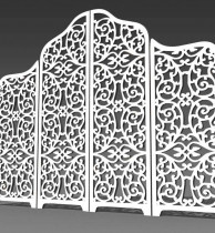 Резная 3D Ширма W1